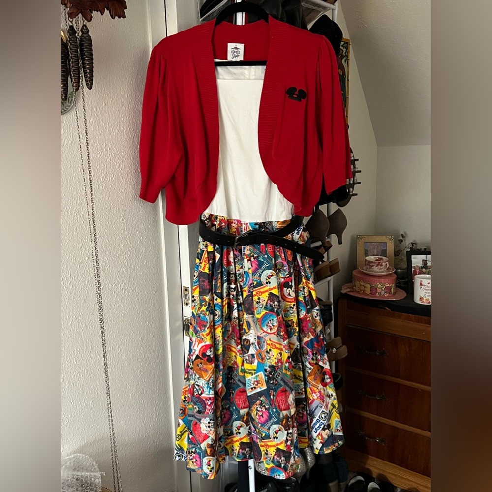 Disney Sock Hop dress from The Dress Shop at Disneyland. Rare retired pattern.
